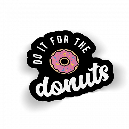 Стикер Do it for the Donuts