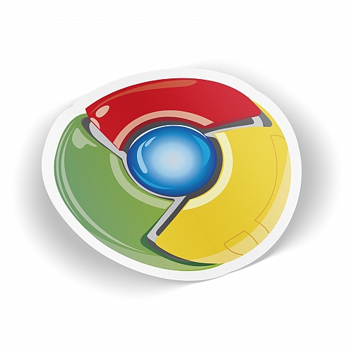 Стикер Google Chrome (3D)
