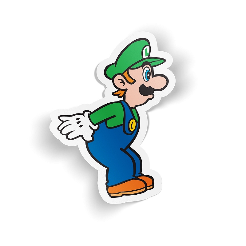 Стикер JDM Mario Jumping #1