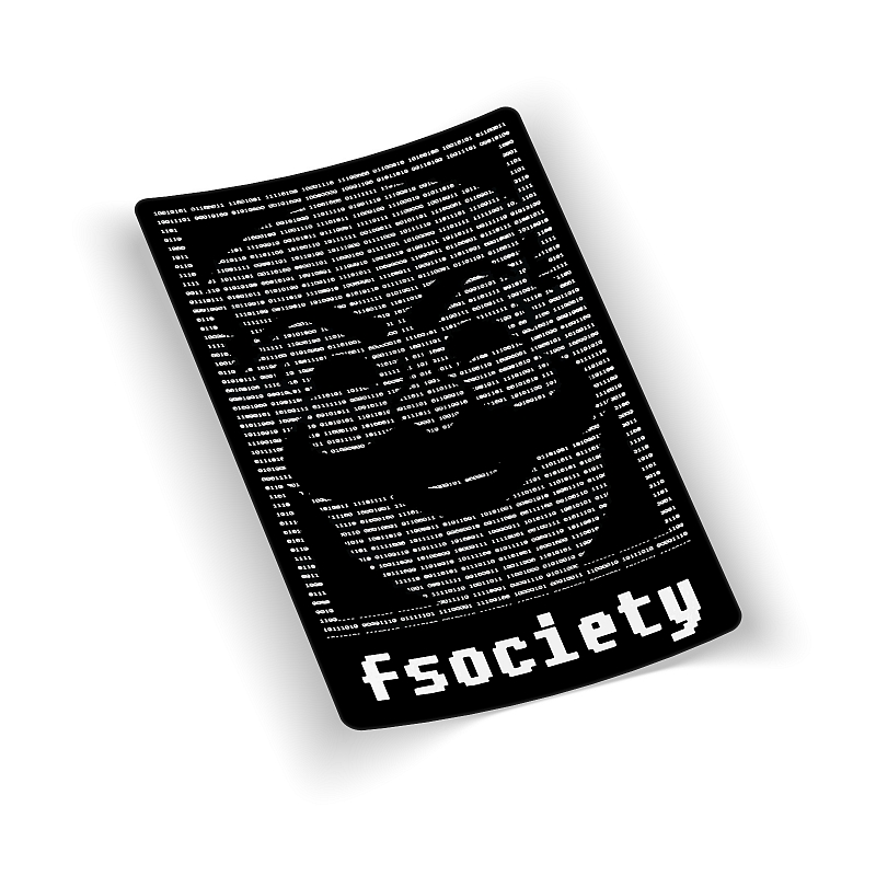 Стикер FSociety Binary #1