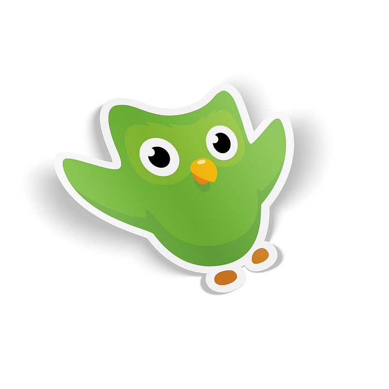 Стикер Duolingo icon #1