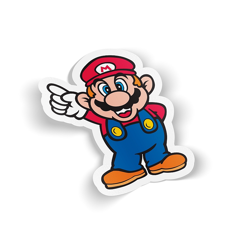Стикер JDM Mario #1