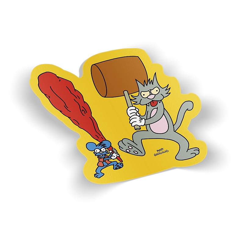 Стикер Simpsons: Mouse & Cat #1