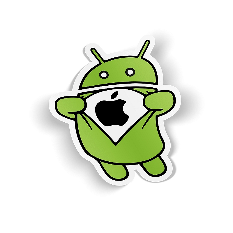 Стикер Android like Apple #1