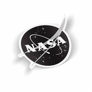 Стикер NASA (monochrome) Стикер NASA (monochrome)