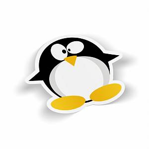 Стикер Пингвиненок Linux Стикер Пингвиненок Linux