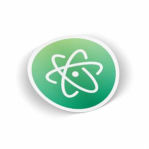 Стикер Atom Стикер Atom