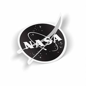 Стикер NASA (monochrome)