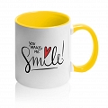 Кружка You make me smile #3 Кружка You make me smile #3