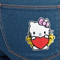Нашивка Hello Kitty с сердечком #2
