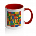 Кружка Lego цветные блоки #1