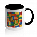 Кружка Lego цветные блоки #4