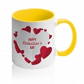 Кружка Happy Valentine's Day (сердечки) #4 Кружка Happy Valentine's Day (сердечки) #4