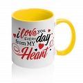 Кружка I Love You every day from my Heart #4 Кружка I Love You every day from my Heart #4