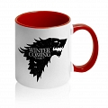 Кружка Winter is Coming черная #3 Кружка Winter is Coming черная #3