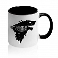 Кружка Winter is Coming черная #1 Кружка Winter is Coming черная #1