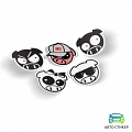 Наклейка Rally Pigs 6шт #1 Наклейка Rally Pigs 6шт #1