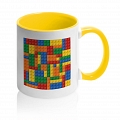Кружка Lego цветные блоки #3