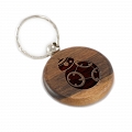 Брелок BB-8 Star Wars из дерева #2 Брелок BB-8 Star Wars из дерева #2
