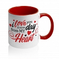 Кружка I Love You every day from my Heart #3 Кружка I Love You every day from my Heart #3