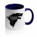Кружка Winter is Coming черная #5 Кружка Winter is Coming черная #5