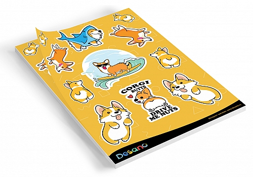 Стикерпак «Corgi World»