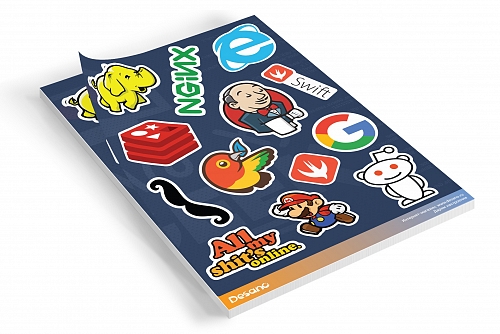 Стикерпак Набор гика #3