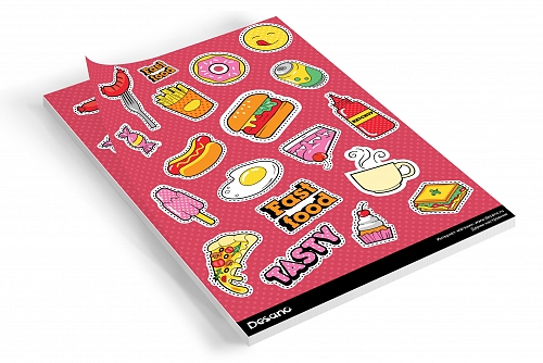 Стикерпак Fast Food & Tasty