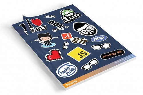 Стикерпак Набор гика #1