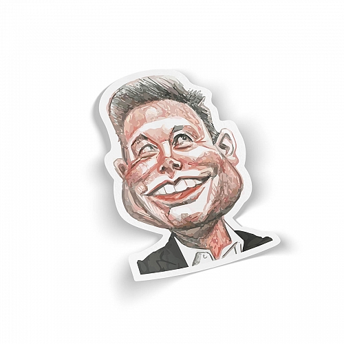 Стикер Elon Musk