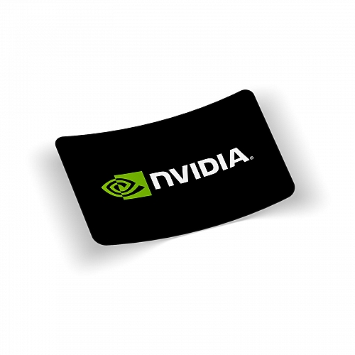 Стикер Nvidia black