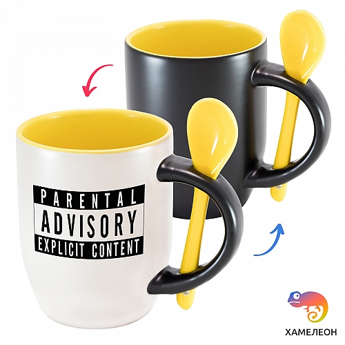 Кружка хамелеон Parental Advisory