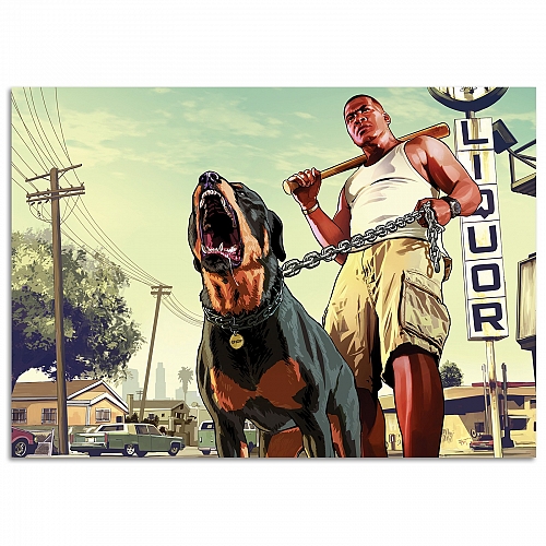 Постер GTA 5 (Liquor Store)