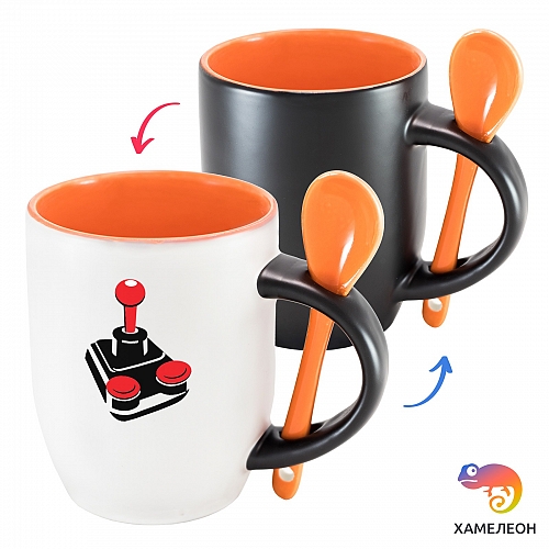 Кружка хамелеон Retro Joystick