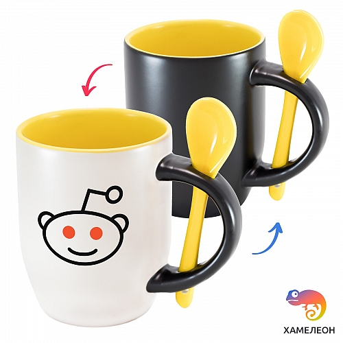 Кружка хамелеон Reddit