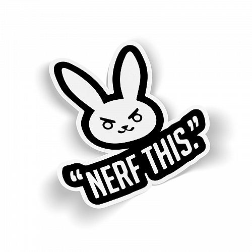 Стикер Nerf This