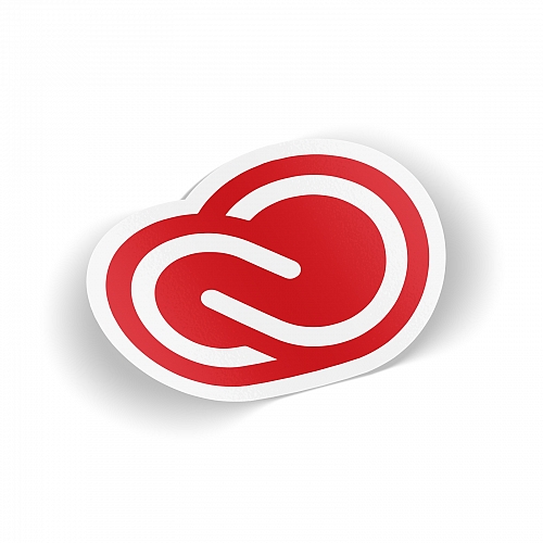 Стикер Adobe Cloud