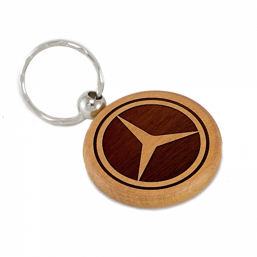 Брелок Mercedes из дерева