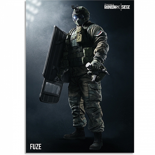 Постер Rainbow Six Fuze (большой)