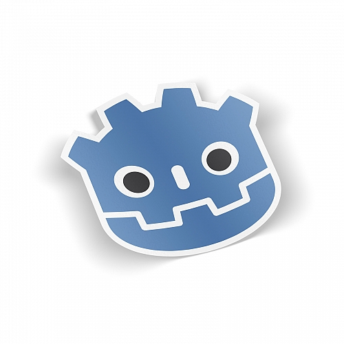 Стикер Godot logo