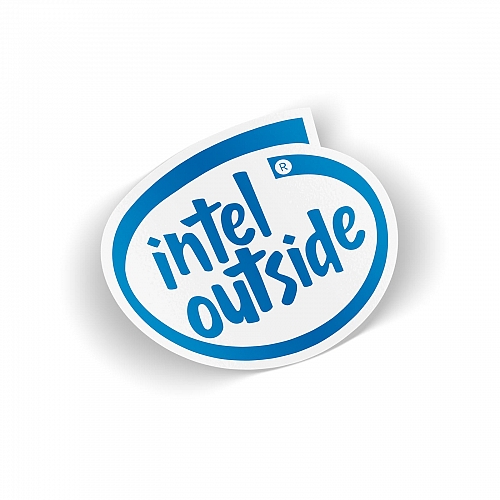 Стикер intel outside