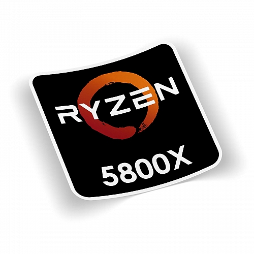 Стикер Ryzen 5800 x