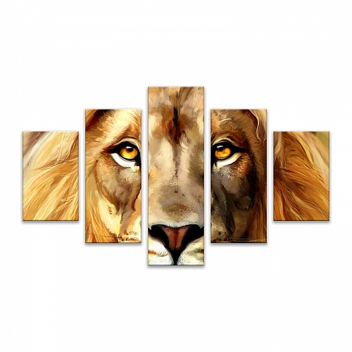 Модульная картина Lion