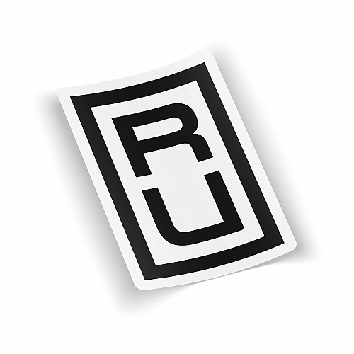 Стикер Знак Сделано в России (короткий)