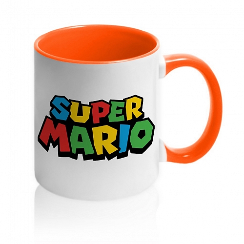 Кружка Надпись Super Mario