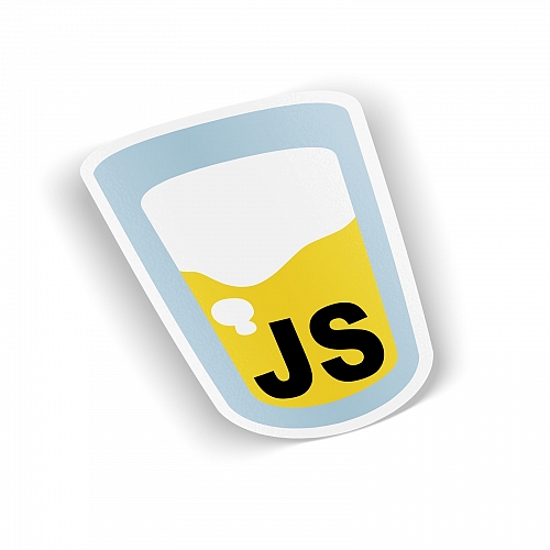 Стикер JS in a glass