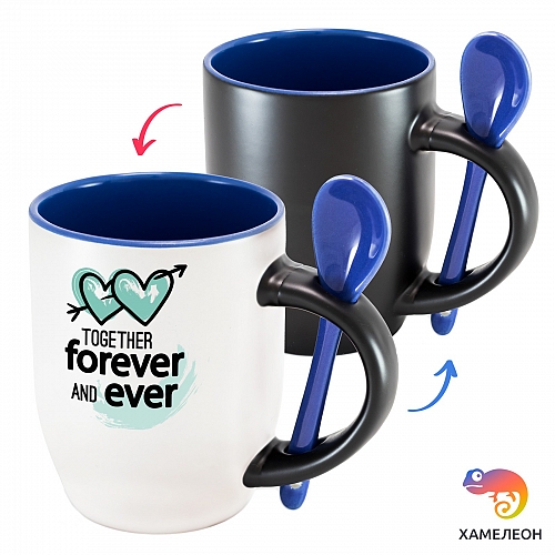Кружка хамелеон Together Forever and Ever