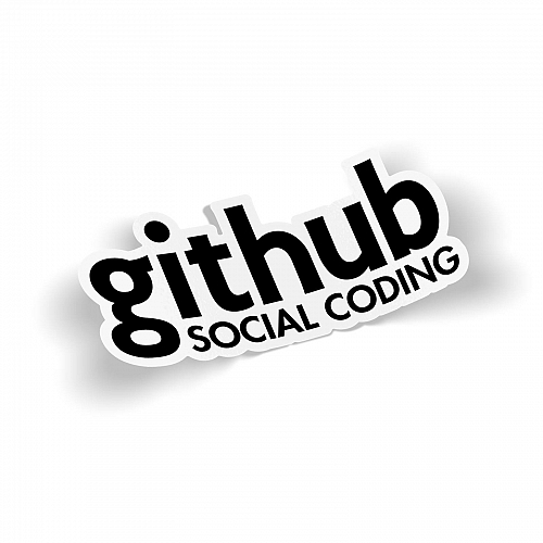Стикер GitHub Social Coding