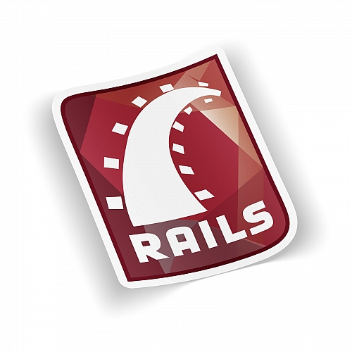 Стикер Ruby on Rails