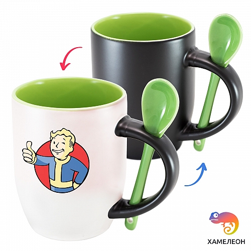 Кружка хамелеон Fallout - Vault Boy